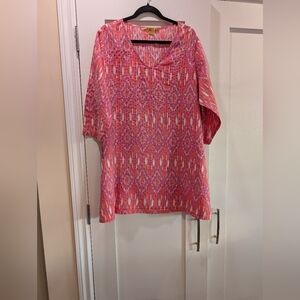 April Cornell Cotton Tunic,2X